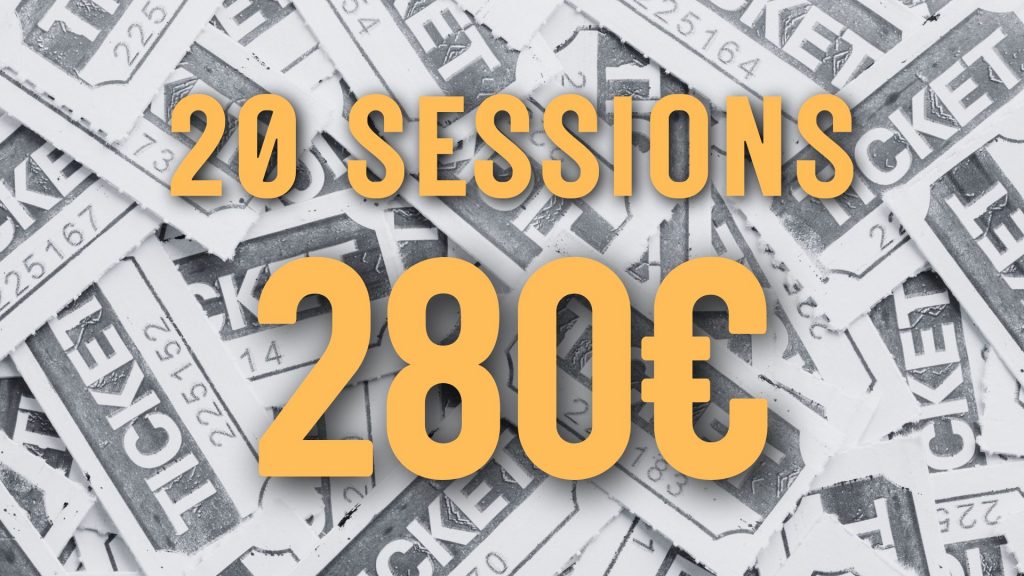 Cours collectifs poitiers - carnet de 20 séances