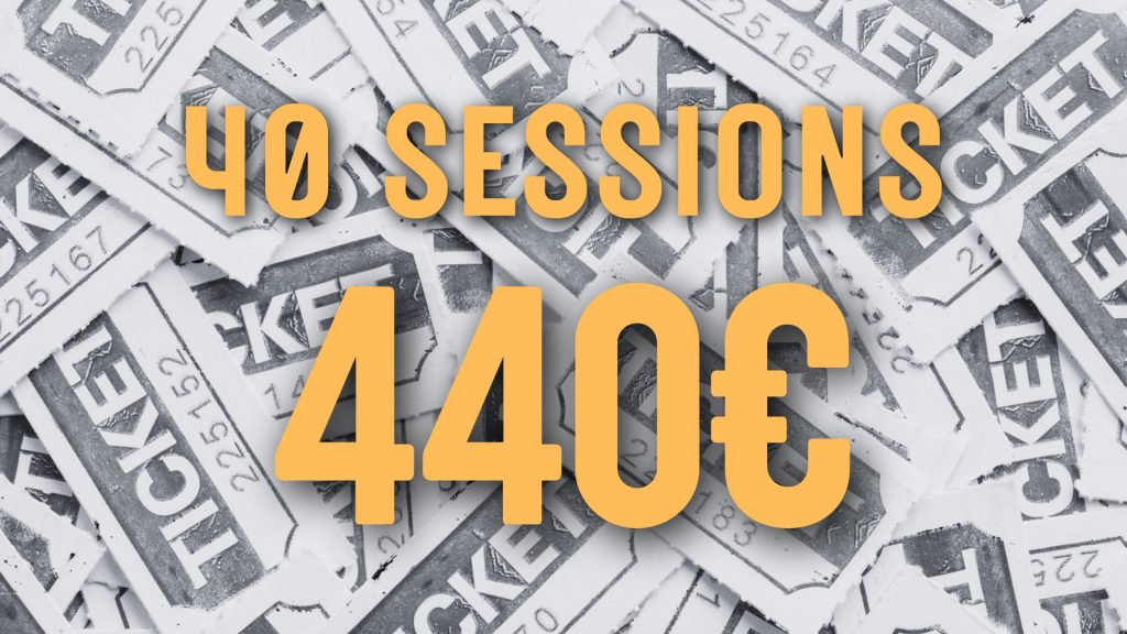Cours collectifs poitiers - carnet de 40 séances