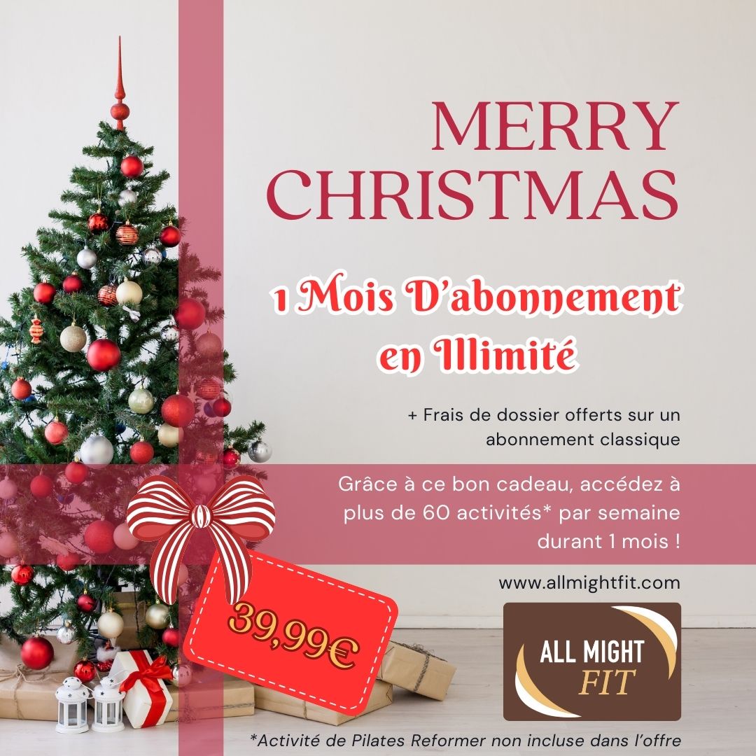 Offre Noël Cours collectifs Poitiers 39,99€ - 1 mois en illimité