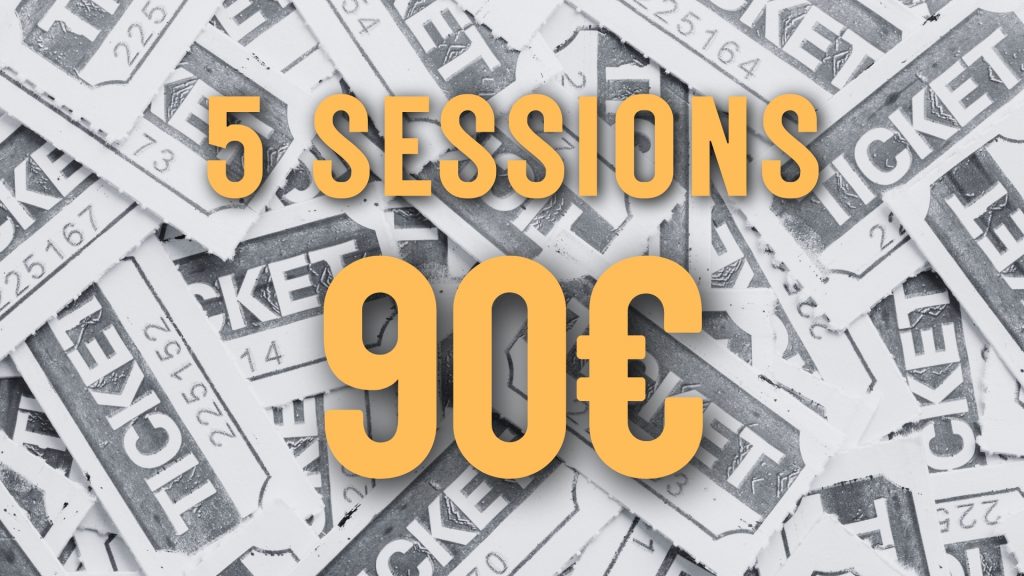 Cours collectifs poitiers - carnet de 5 séances