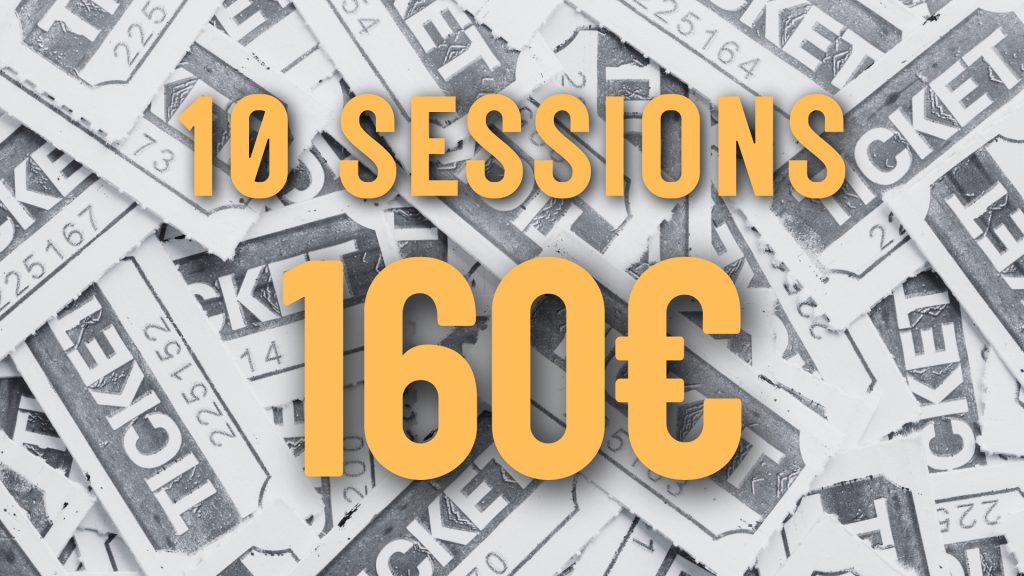 Cours collectifs poitiers - carnet de 10 séances