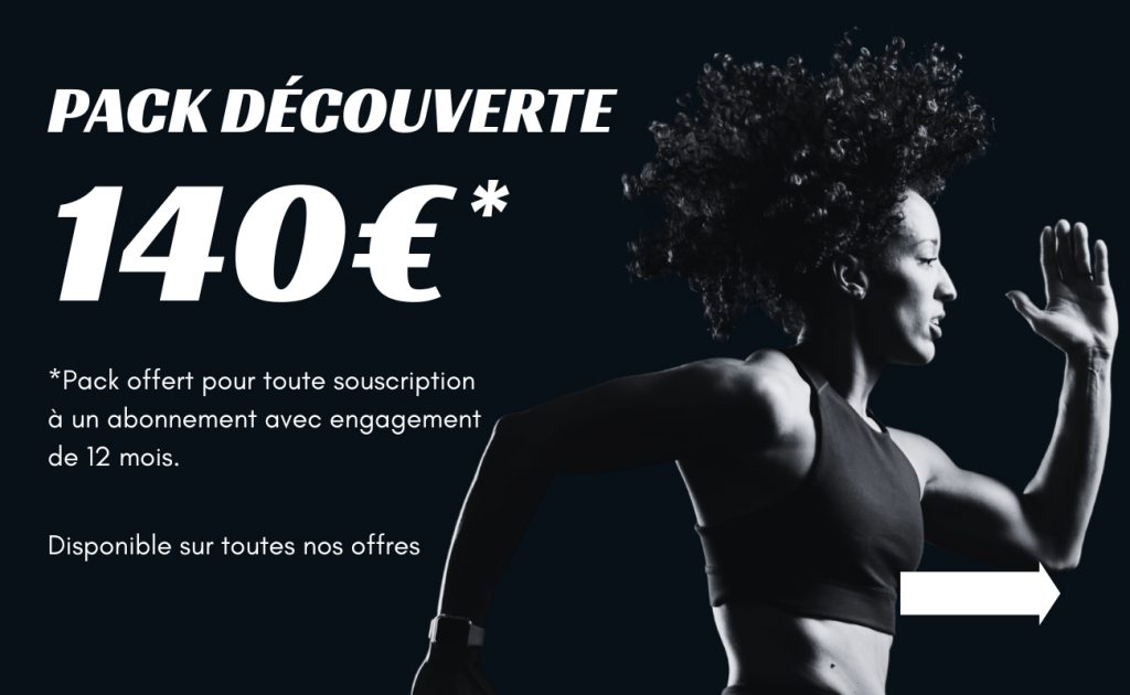 pack découverte 140€ - salle de sport poitiers